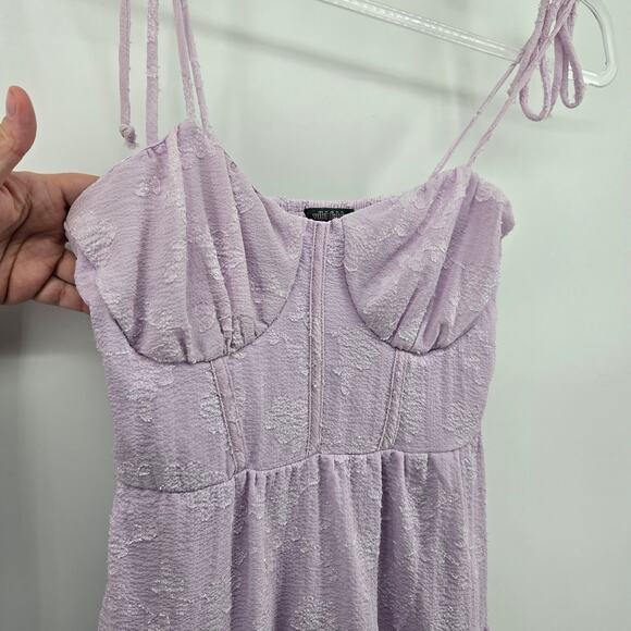 Wild Fable Purple Mini Dress Size XS Coquette Fairy Cottage Romantic Feminine - Picture 2 of 8